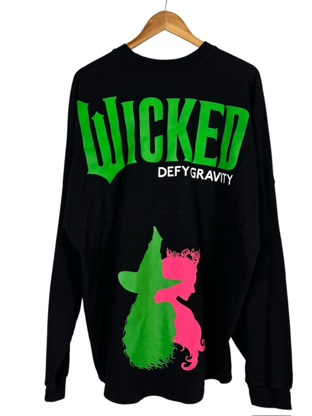 NEW Universal Studios Hollywood Wicked Defy Gravity Spirit Jersey Women's Sz XL